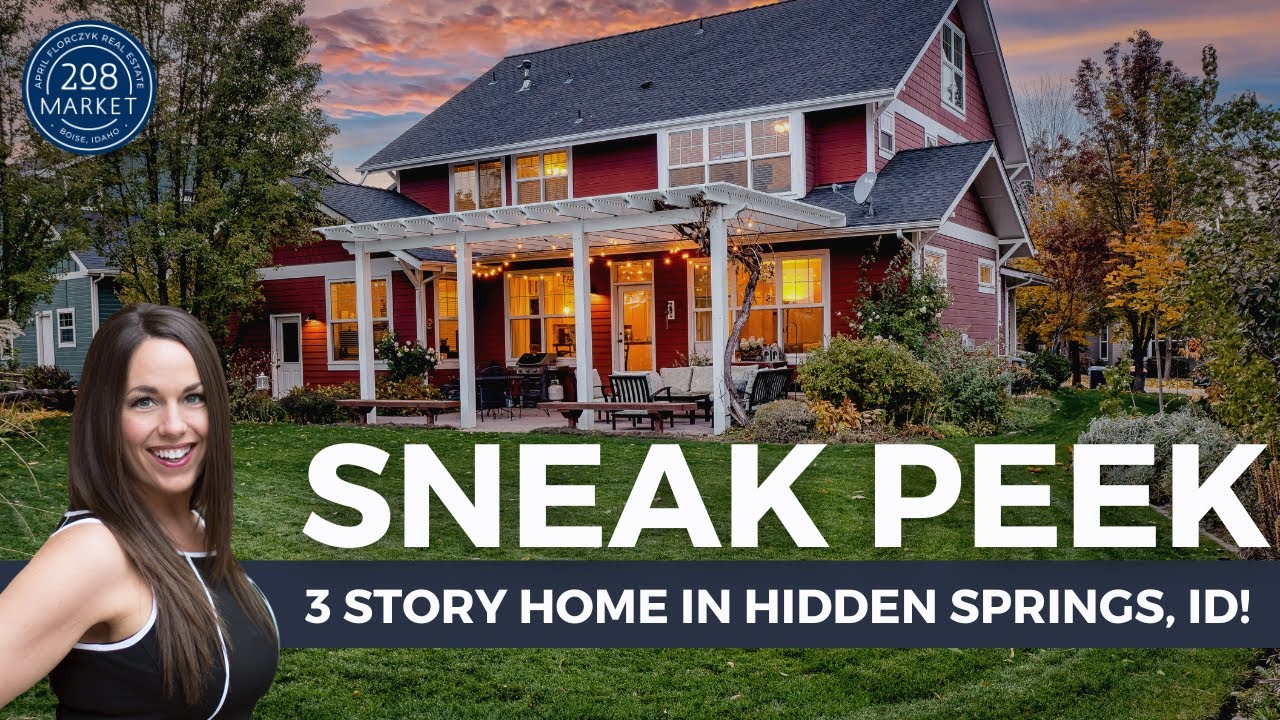 SNEAK PEEK! 3 Story Home In Hidden Springs Community!! YouTube