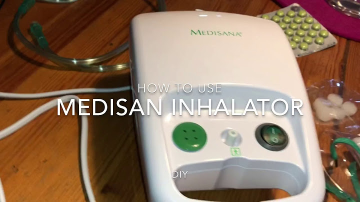 How to use Medisana Inhalator for inhalation health DIY
