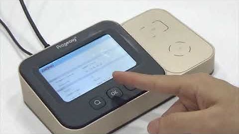 Progeasy installation, upgrade and recharge demonstration