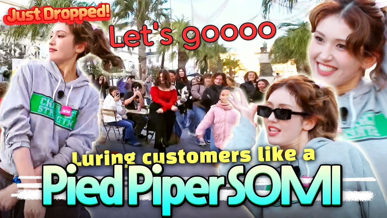 SOMI charming customers with K-pop choreography 💦💦 | Street food bikers