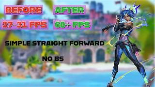 Valorant FPS Boost Guide No BS