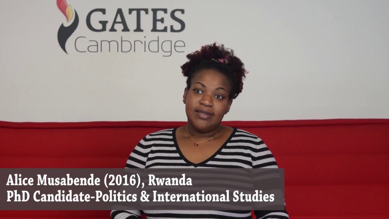 Alice Musabende: family, state-building and Gates Cambridge