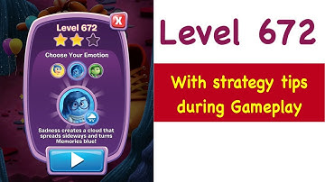 Inside Out Thought Bubbles - Level 672 - Tips and Strategy Gameplay Walkthrough No Boosters
