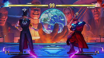 G vs M. Bison (Hardest AI CPU) - Street Fighter V