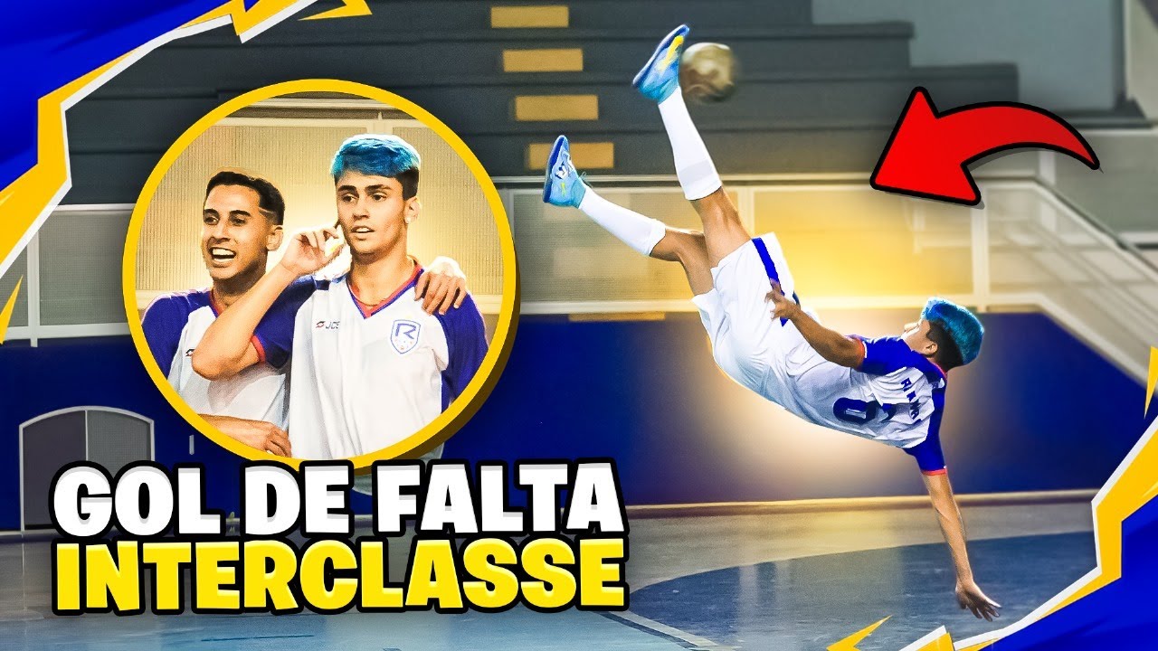 FIZ UM GOL INCRÍVEL NA FINAL DO INTERCLASSE DO RIKINHO!!!
