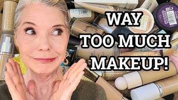 HUGE FOUNDATION DECLUTTER & ORGANIZATION 2023  (almost) HALF GONE!  Over 60 Beauty