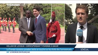 Canada / Sénégal : L'homosexualité au coeur de la rencontre entre Justin Trudeau et Macky Sall
