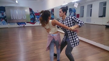 Felipe Garcia and Erica Tintel. Zouk demo (Mad)