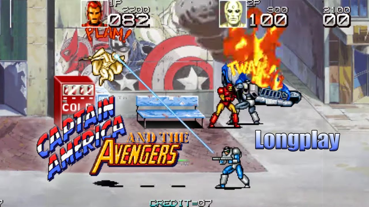 Captain America and The Avengers 1991 [ Arcade ] Gameplay