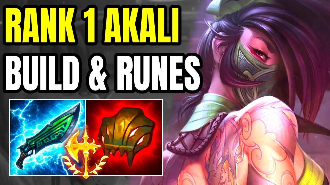 The ONLY Akali Build & Runes You Need to Climb in S16 - YouTube
