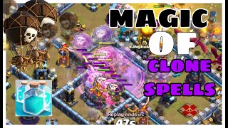 clone Spells magic with loon | th13 attack  #TH13 #Epic
