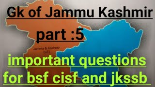 jkssb class iv previous year solved paper|bsf cisf previous year solved paper|gk for jkssb &bsf cisf