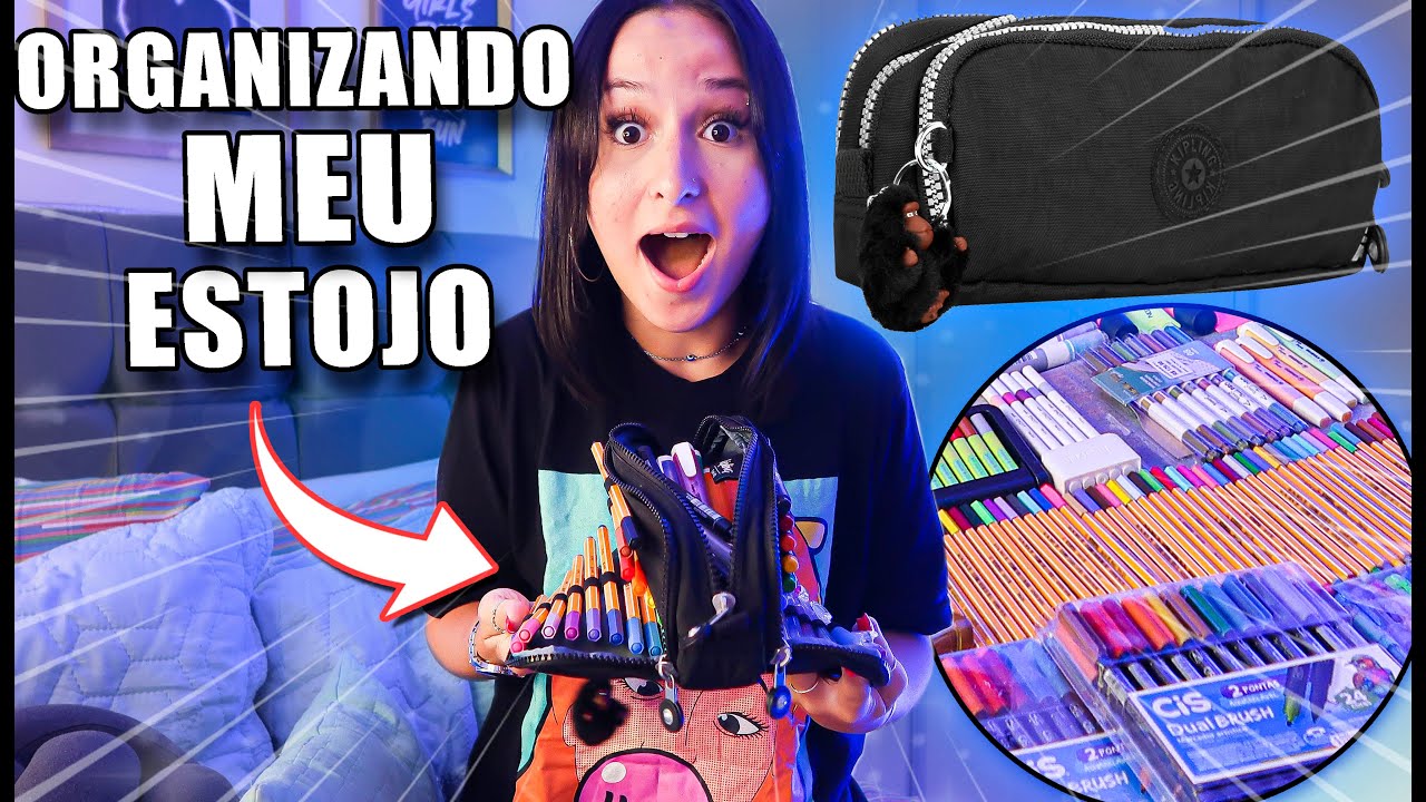 ORGANIZANDO MEU ESTOJO 2022 - MATERIAL ESCOLAR 2022