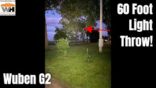 The Best Keychain Flashlight! The Wuben G2 High Powered Keychain Light Demonstration