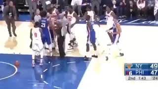 Joel Embiid and Morris gets into a fight