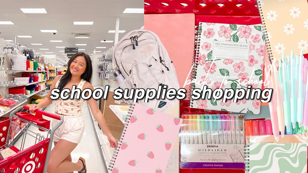school supply shopping vlog *things you need for college/high school