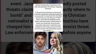 Man Arrested for Threatening to Kill TPUSA CEO & Bomb Event Targeting Christians#shorts