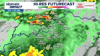 Strong storms possible tonight.