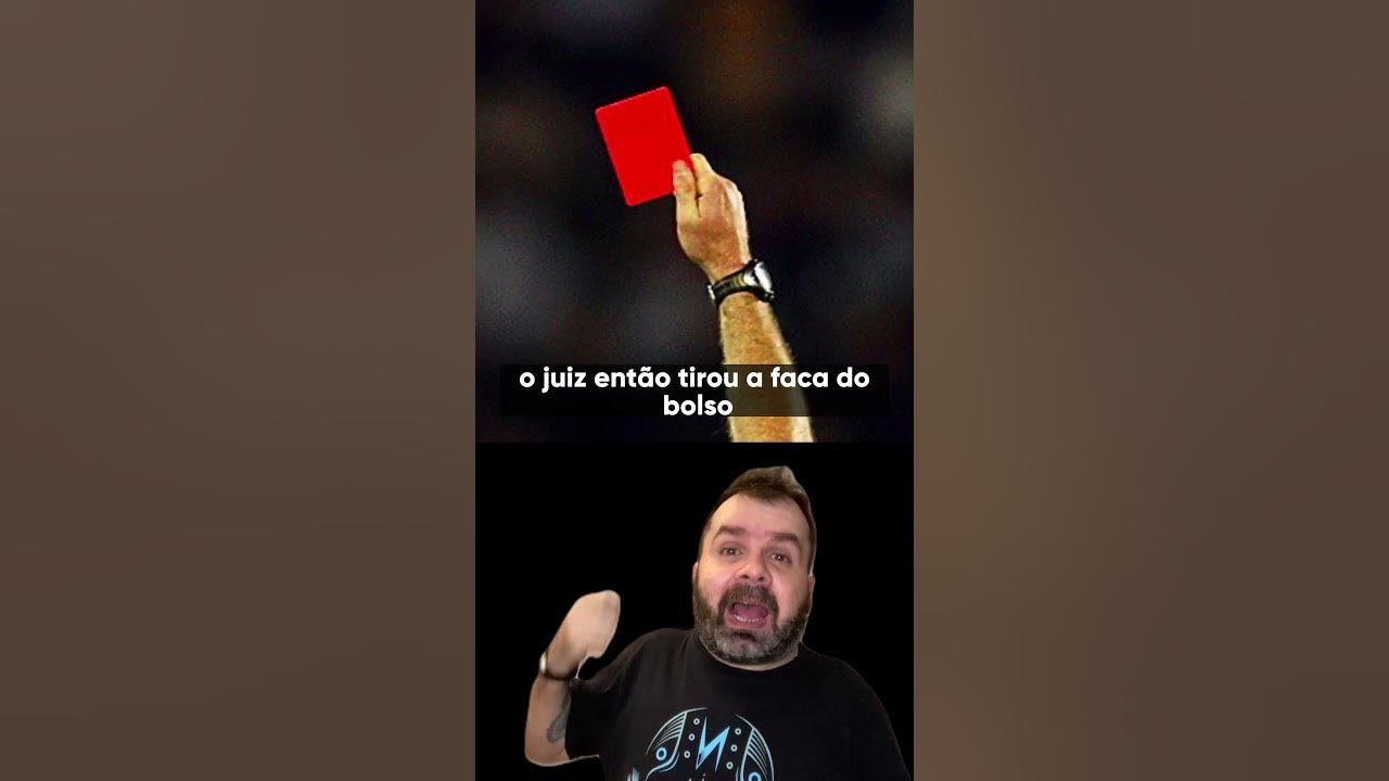 Partida de futebol amador Maranhão Juiz Otávio Jordão da Silva shorts YouTube