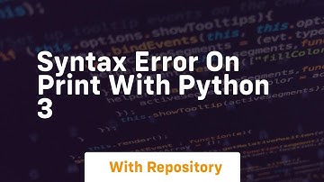 syntax error on print with python 3