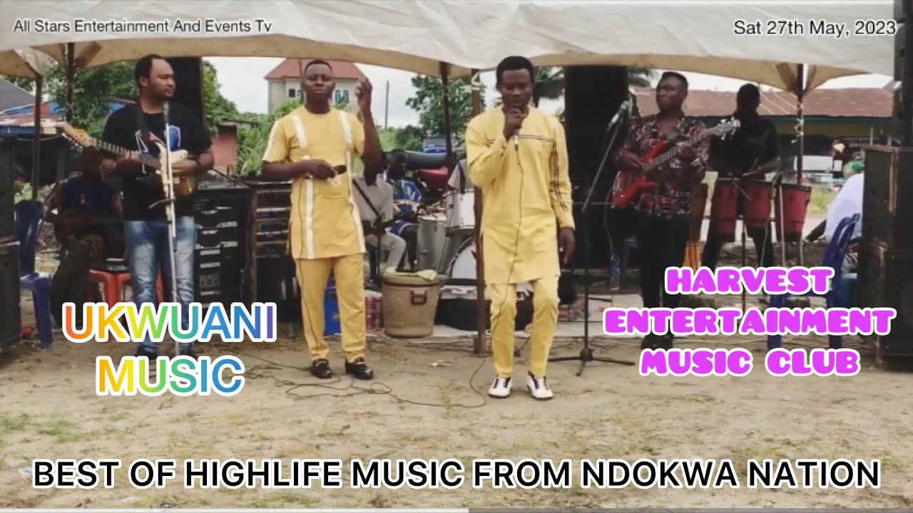 UKWUANI MUSIC WARM UP SESSION IN OGUME CHO CHO CHO   SIR DR DADDY KRIS   HARVESTERS BAND