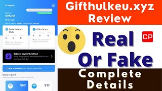 Gifthulkeu.xyz Real or Fake | Gifthulkeu.xyz Review | Payment Proof | Scam or Legit | Gifthulkeu.xyz