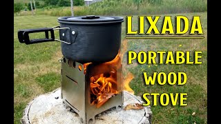Lixada Woodstove -Assembly and First Burn