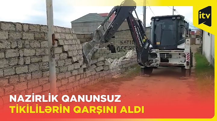 Bakının Qala və Buzovna qəsəbələrində qanunsuz tikililər söküldü