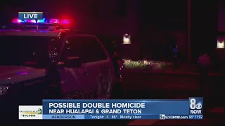 Possible double homicide