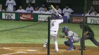 【ホームラン】【日米野球 侍ジャパン】 巨人 坂本のバッティング_2014111501