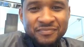 Usher INSTAGRAM LIVE Sipping Cocktails and Talking Politics, Hip Hop and Usher Military