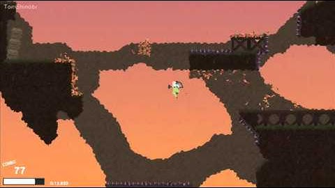 Dustforce - Dead Leaves (user map) - SS Run - Dustworth