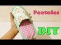 Como Fazer Pantufa para Adulto de Tecido Sem Costura - Artesanato DIY