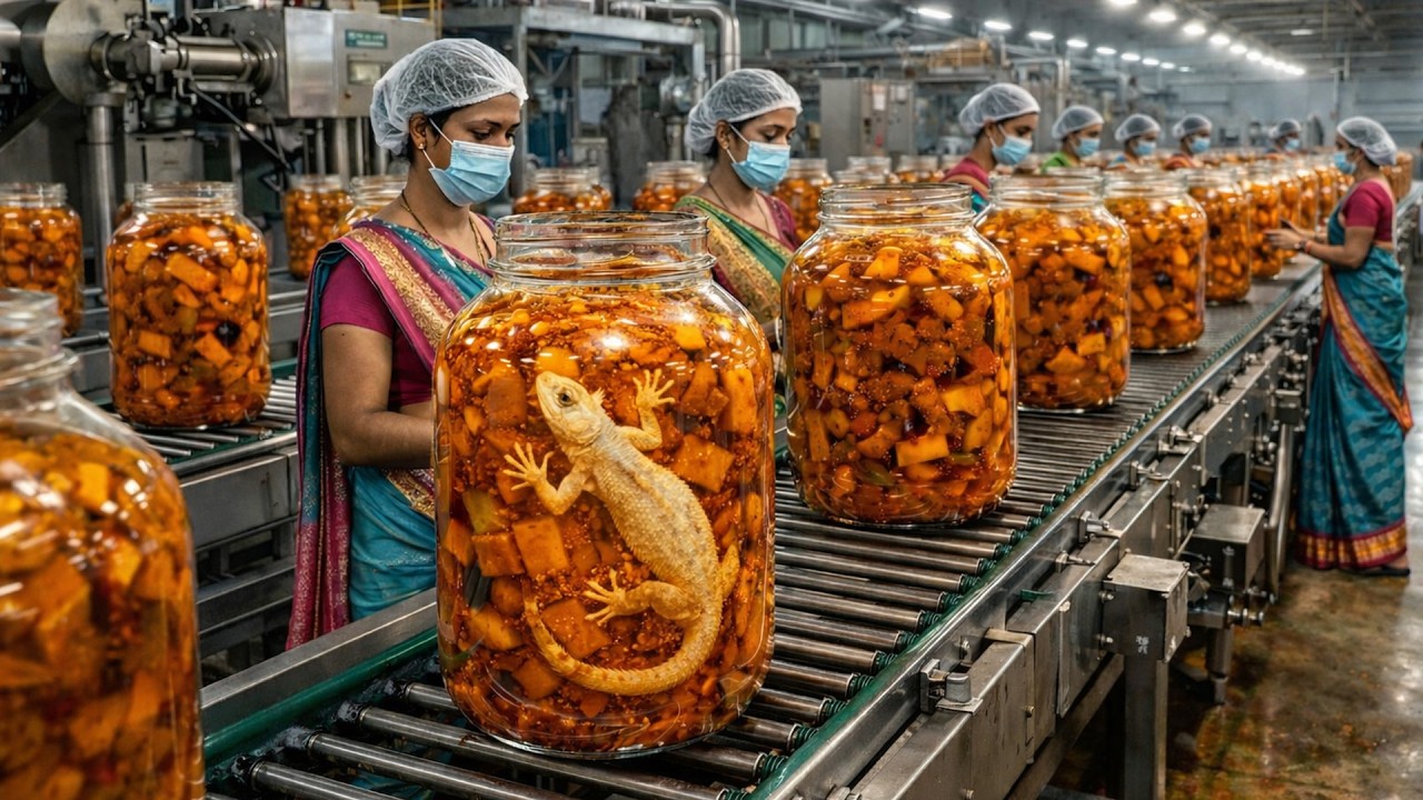 Raw Mango to Achar – Step by Step Factory Manufacturing Process - YouTube