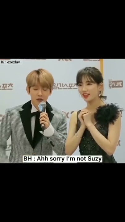 When Baekhyun introduced himself as Suzy 😂  #shorts #baekhyun #suzy #exo