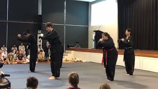 Sun Bae Korean MartialArts - Hapkido Demo at Awards Night