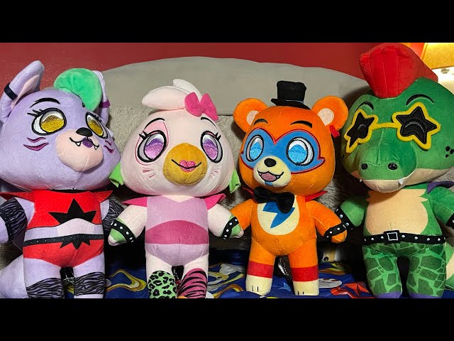 FNAF Security Breach Chibi YouTooz Plushies Full Set Of 4 Review!!! 