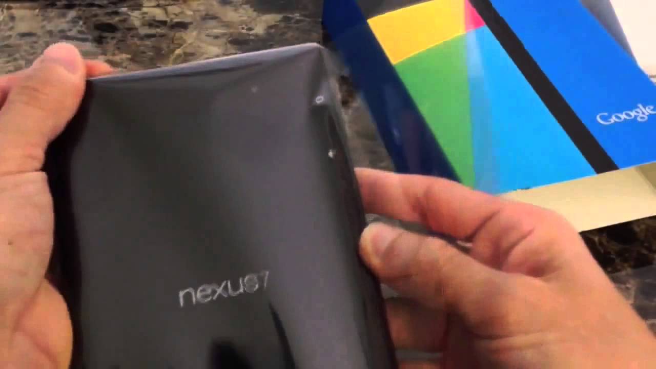 Nexus 7 2013 Unboxing Youtube
