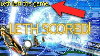 Rocket League, but if you score you&#39;re KICKED from the game