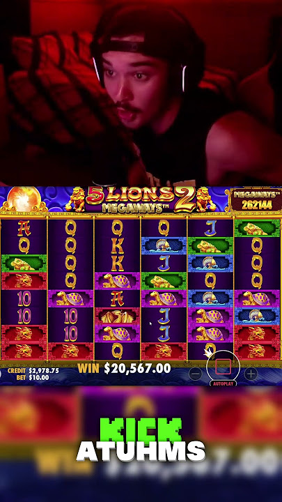 INSANE MAX MEGAWAYS HIT ON 5 LIONS 2!! #bigwin #casino #gambling #blackjack #crypto #bitcoin #eth