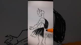 Figure drawing study #sketch #asmr #art #shortvideo