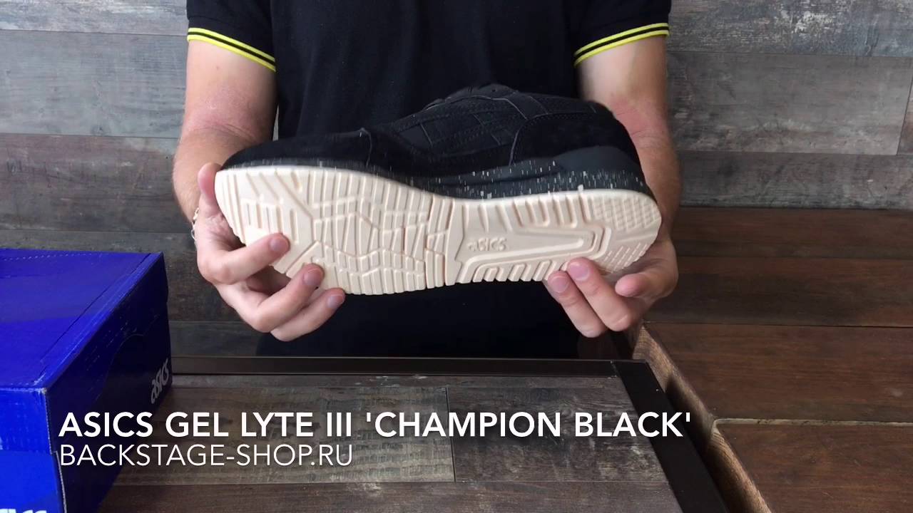 Asics Gel LYTE III 'Champion Black'