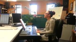 Ashlee Feliciano Performing live on WIHS 104.9