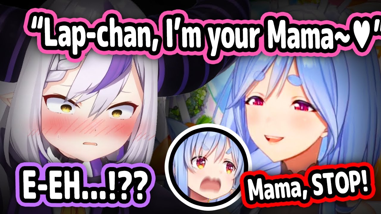 Laplus Speaks With PekoMama On-Stream and Can't Help Being Down Bad In Front Of Pekora【Hololive】