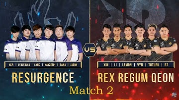 Uranus Lemon DILUAR NALAR!!! RRQ Hoshi vs Resurgence GAME 2 MPL Invitational Playoffs Day 2