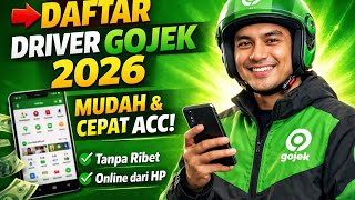Cara Daftar Akun Gojek Driver 2026 | Cara Daftar Driver Gojek 2026