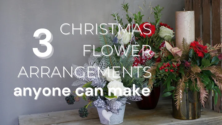 Don't miss this one! 3 Simple Arrangements for Christmas