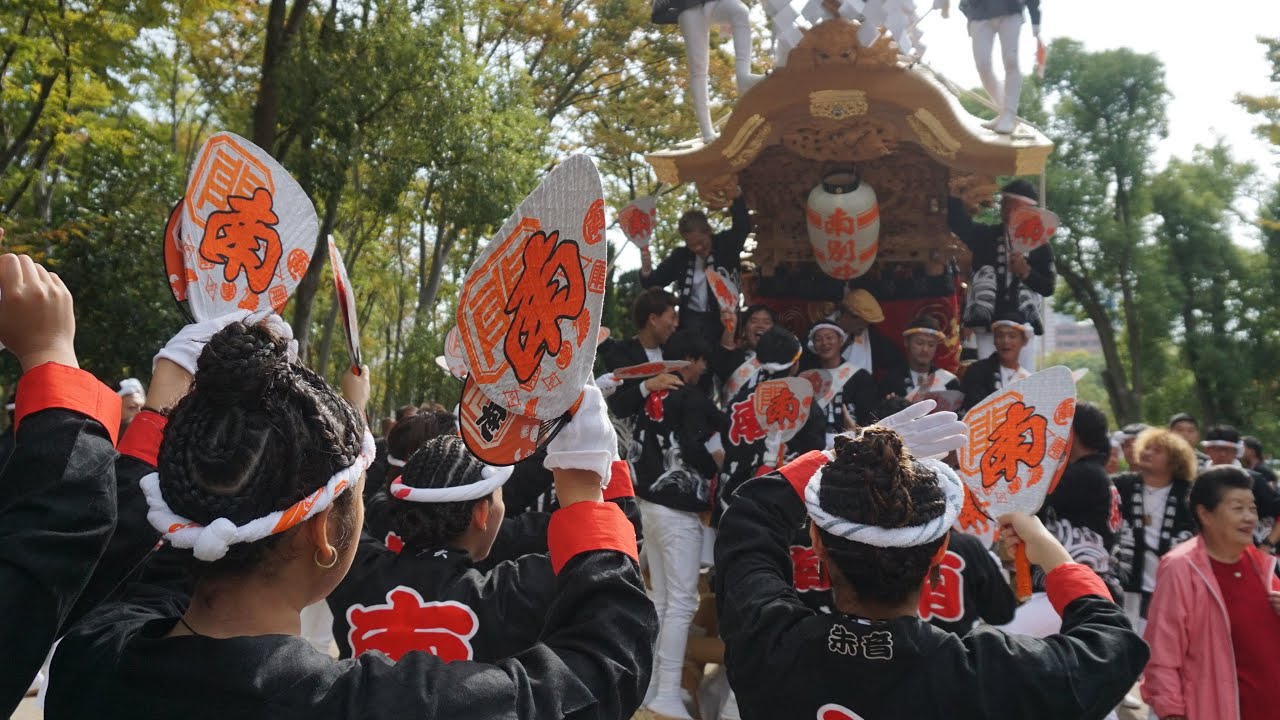 地車in大阪城2019 本宮 南別井 唄「お吉物語」 午前巡行 3