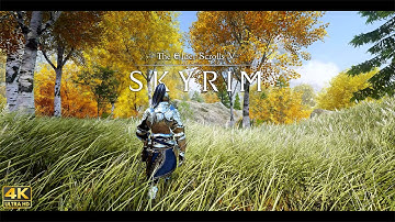 [4K] Skyrim SE Ultra Modded : Best Next Gen Graphics !! w/Modlist !!