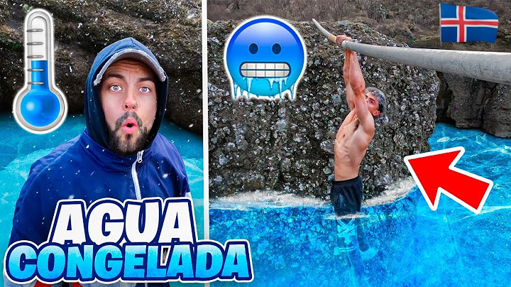 NOS BAÑAMOS en AGUA CONGELADA con GERO ARIAS en ISLANDIA🇮🇸